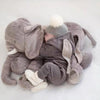 Peluche éléphant oreiller grise