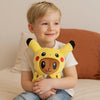 Peluche Evoli déguisée en Pikachu
