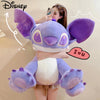 Peluche géante Stitch violet tout doux
