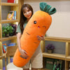 Peluche géante de carotte