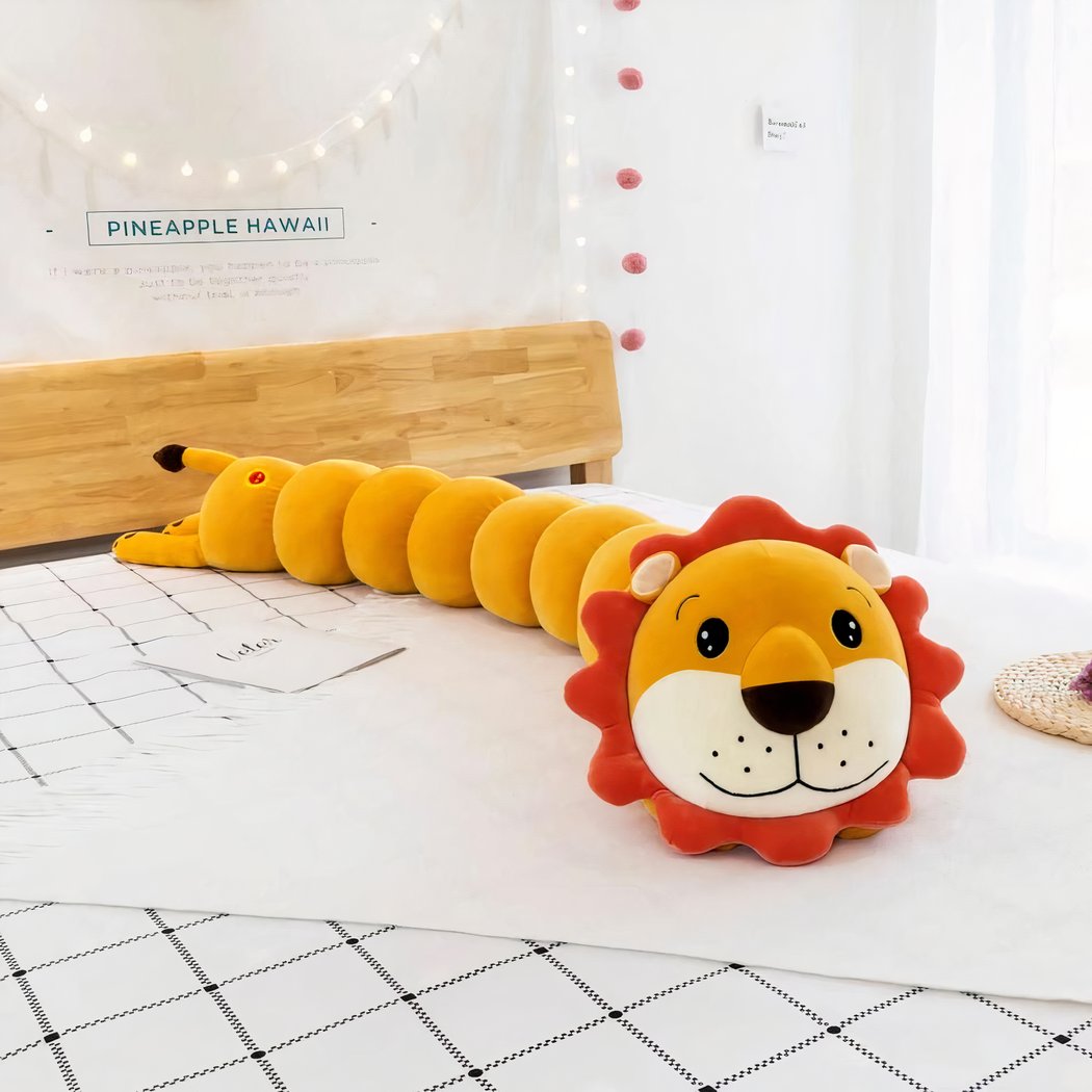 Peluche géante de lion