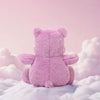 Peluche hippopotame violet mignon