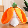 Peluche lapin en carotte