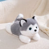 Peluche lestée chien husky