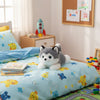 Peluche lestée chien husky