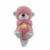 Peluche loutre respirante avec berceuse apaisante
