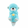 Peluche loutre respirante avec berceuse apaisante