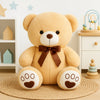 Peluche ours beige à croquer