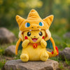 Peluche Pikachu déguisé en Dracaufeu