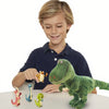 Peluche tyrannosaure adorable verte
