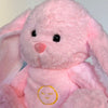 Peluche veilleuse de lapin rose qui respire