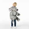 Peluche éléphant oreiller grise