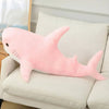 Peluche requin géant rose
