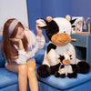 Peluche vache avec poils doux