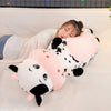 Peluche GÉANTE vache tachetée