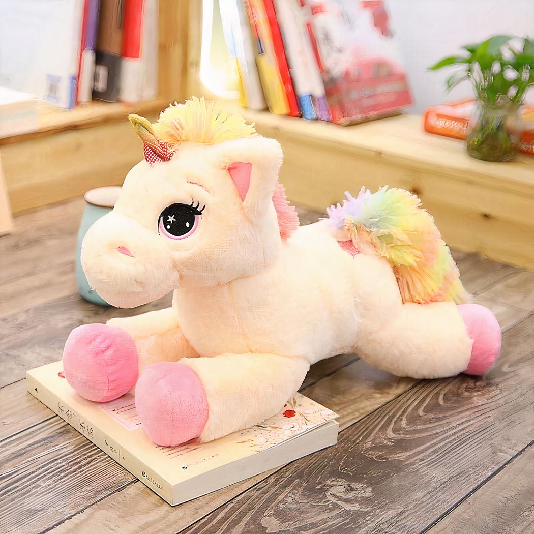 Pack de peluche licorne arc-en-ciel trop mignonne