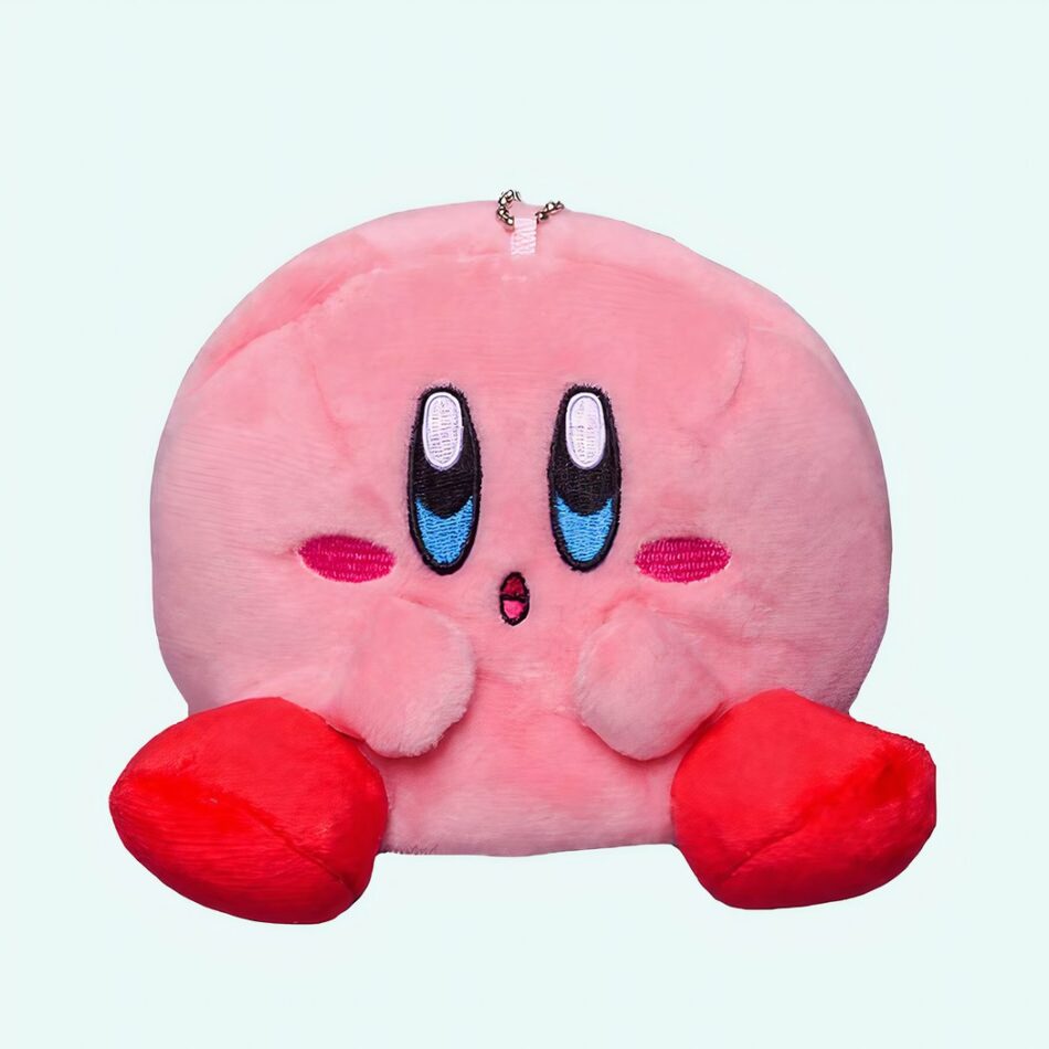 Peluche Kirby aux joues rouges
