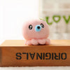Peluche adorable pieuvre porte-clés rose