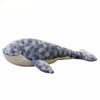 Peluche baleine mosaïque bleu