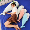 Peluche baleine vert pastel, le plus doux des oreillers