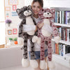 Peluche chat marron aux longues jambes