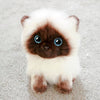 Peluche chaton siamois