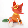 Peluche colorée renard suspendu