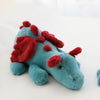 Peluche dragon volant bleu