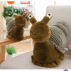 Peluche escargot vert
