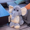 Peluche éléphant géant gris