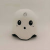 Peluche fantôme noir et blanc réversible, fluorescente