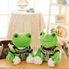 Peluche grenouille photographe