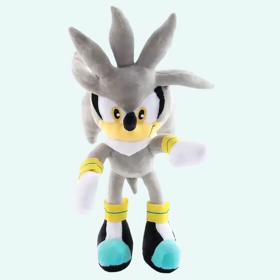 Peluche hérisson Silver the Hedgehog Sonic