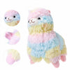 Peluche lama arc-en-ciel
