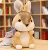 Peluche lapin lièvre beige