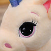 Peluche licorne arc-en-ciel toute douce