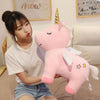 Peluche licorne rose
