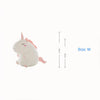 Peluche licorne super douce blanche