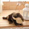 Peluche loutre marron