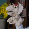 Peluche marionnette dinosaure