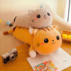 Peluche oreiller chat décoratif
