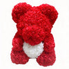 Peluche ours roses rouges