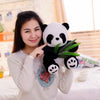 Peluche panda glouton