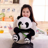 Peluche panda glouton