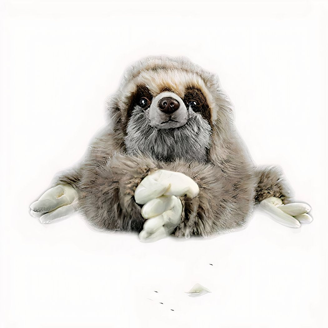 Peluche paresseux poilu