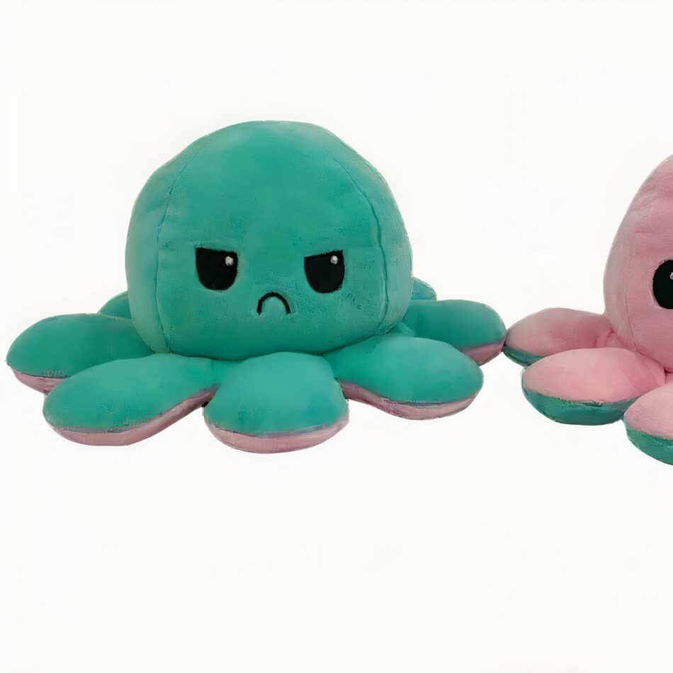 Peluche pieuvre réversible - Octopus réversible