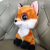 Peluche renard aux grands yeux noirs