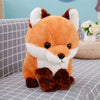 Peluche renard mignonne marron Kawaii
