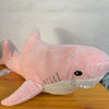 Peluche requin géant rose