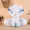 Peluche blanche du Pokemon Goupix de la famille Alola
